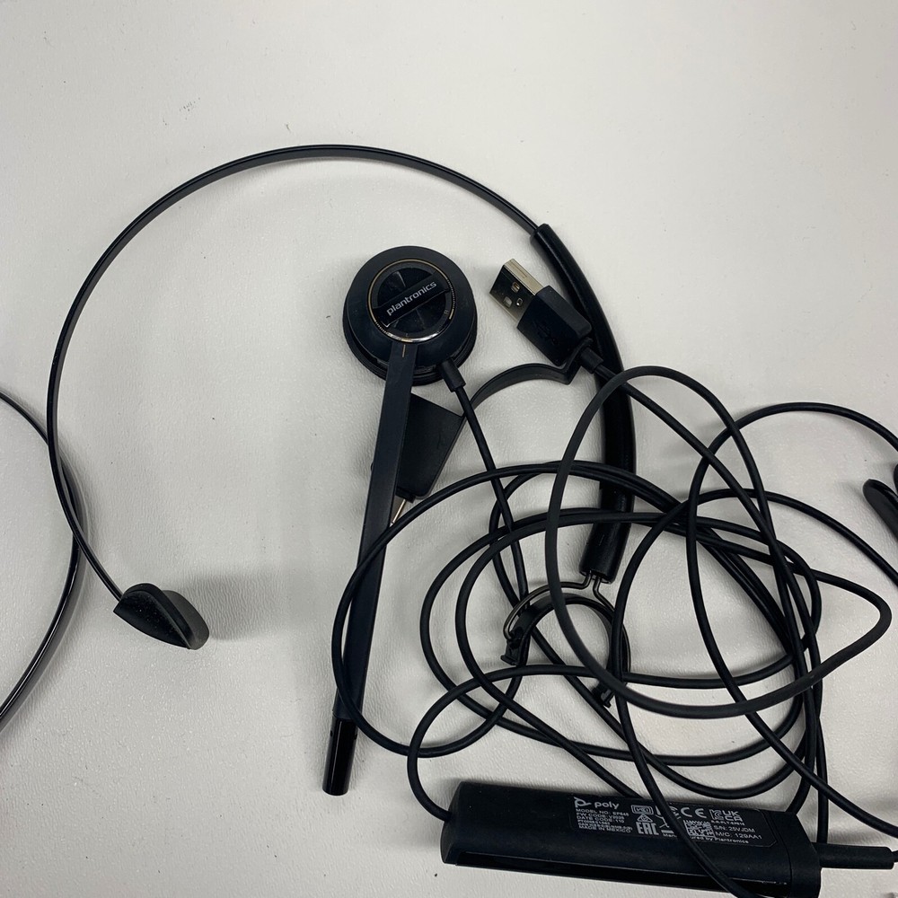 Poly Plantronics + Polycom EncorePro 545 USB-A and USB-C USB Headset