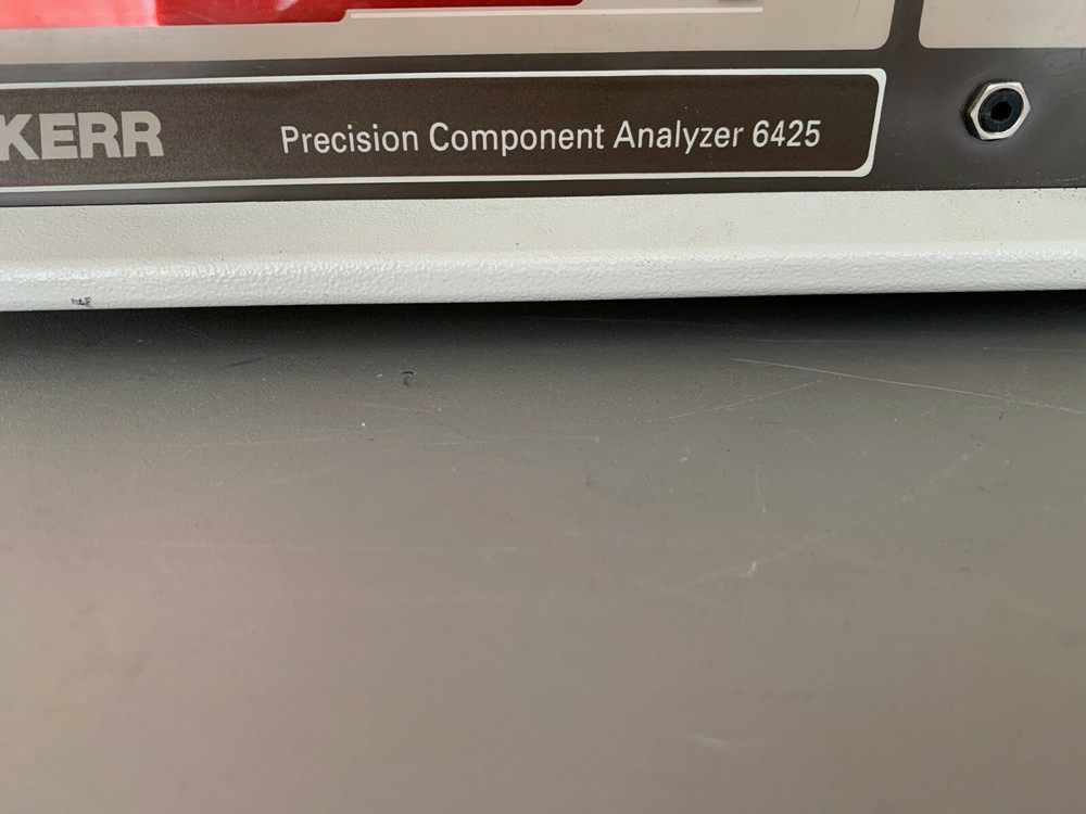 WAYNE KERR 6425 PRECISION COMPONENT ANALYZER w/ Kelvin clip (LCD missing pix)