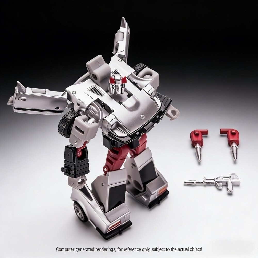 Newage NA H04G Silverstreak Black Rain Gunner Transforming ToyFigure Collectible