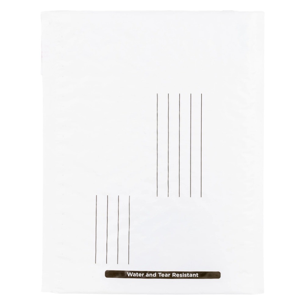 Max Strength Self-Sealing Poly Bubble Mailer #0, 6" x 9", Solid White, 25 Pack