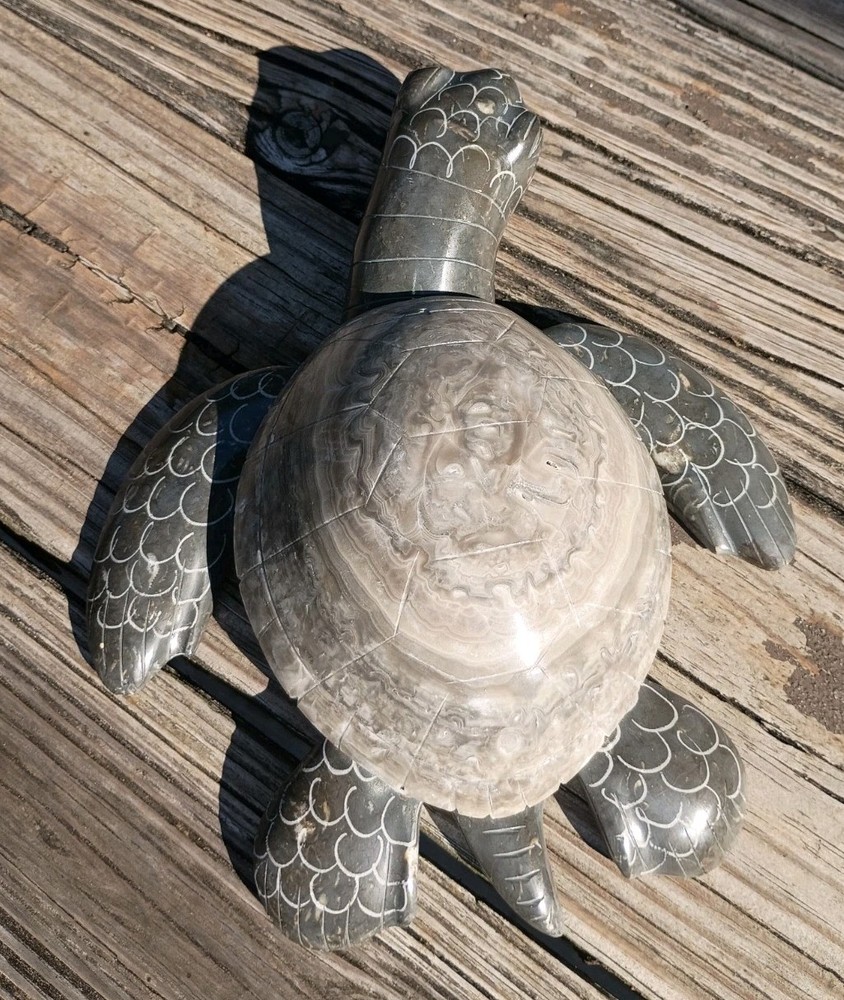 Marble Turtle Sculpture Ecuador Artists