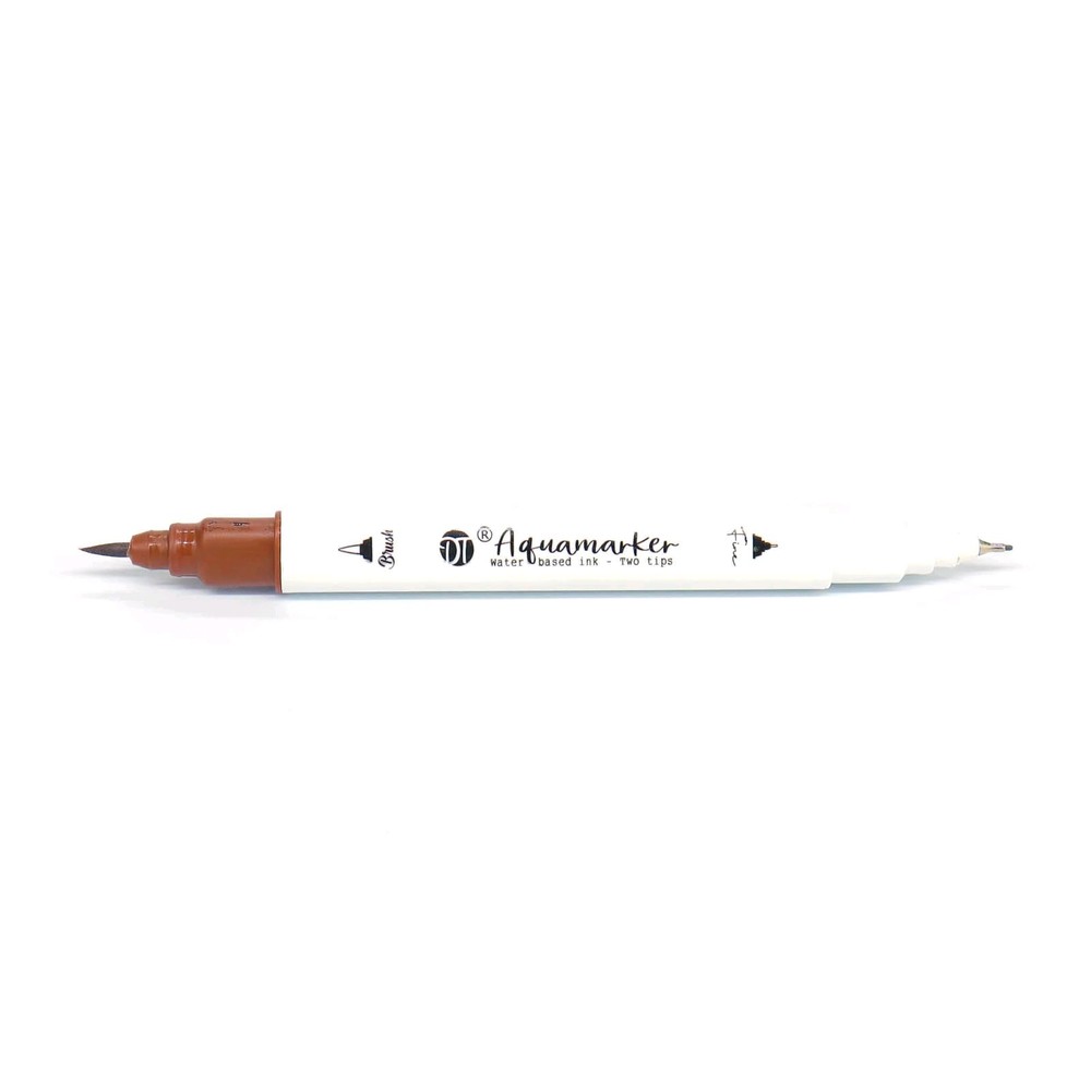 DecoTime Stackable 12 Professional Aquamarkers - Dual Tip Water Based - Various