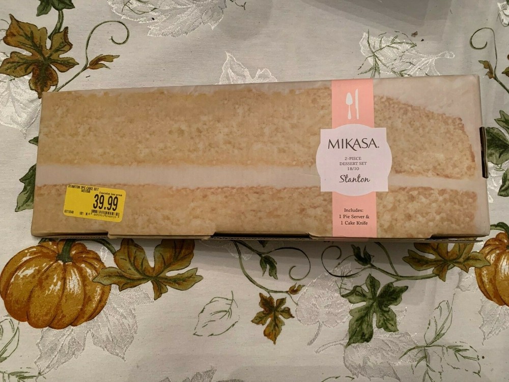 Mikasa Stanton 2-Piece Cake Knife and Server Set