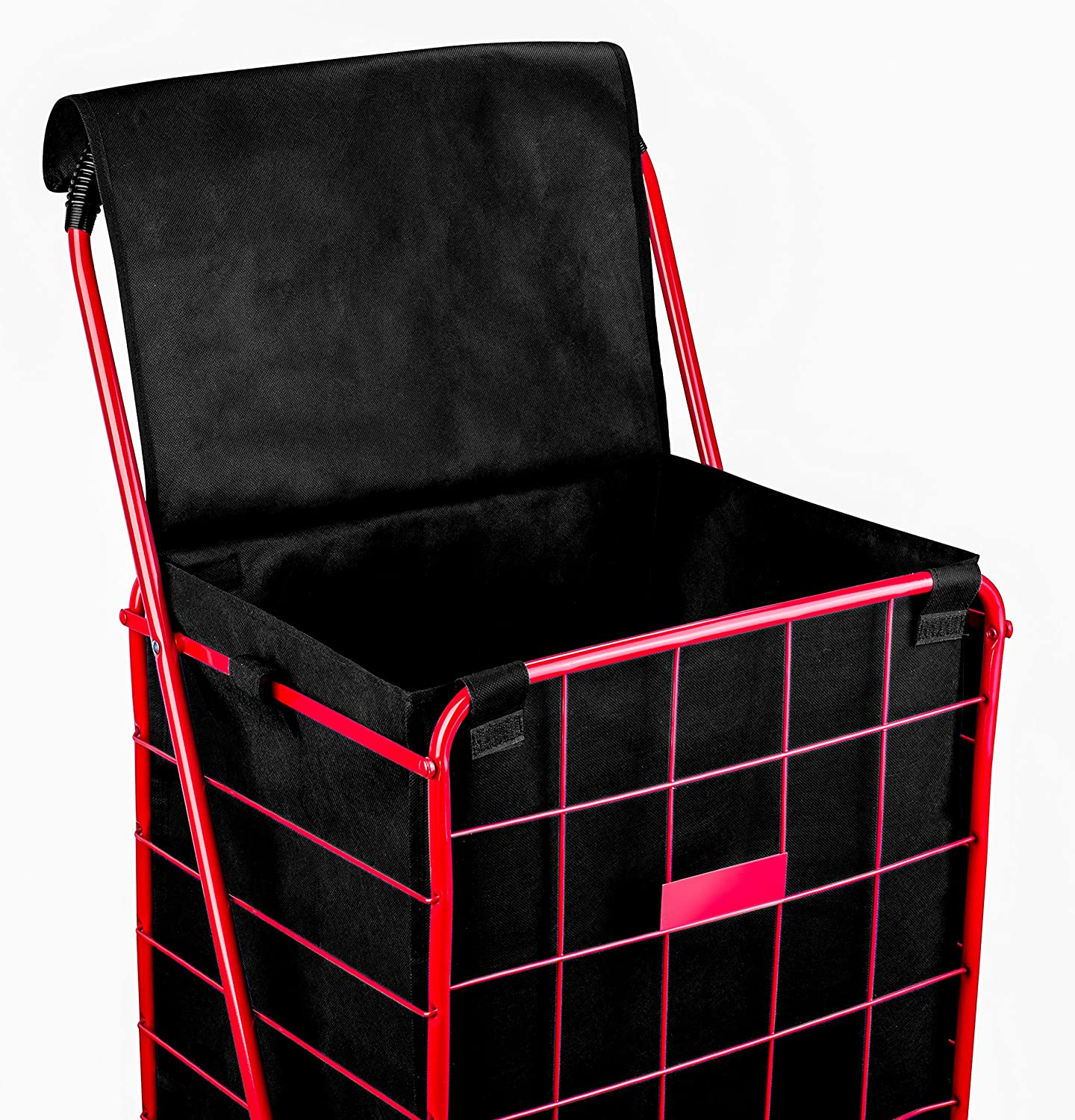 Folding Shopping Cart Liner Rolling Utility Trolley Grocery Basket Waterproof