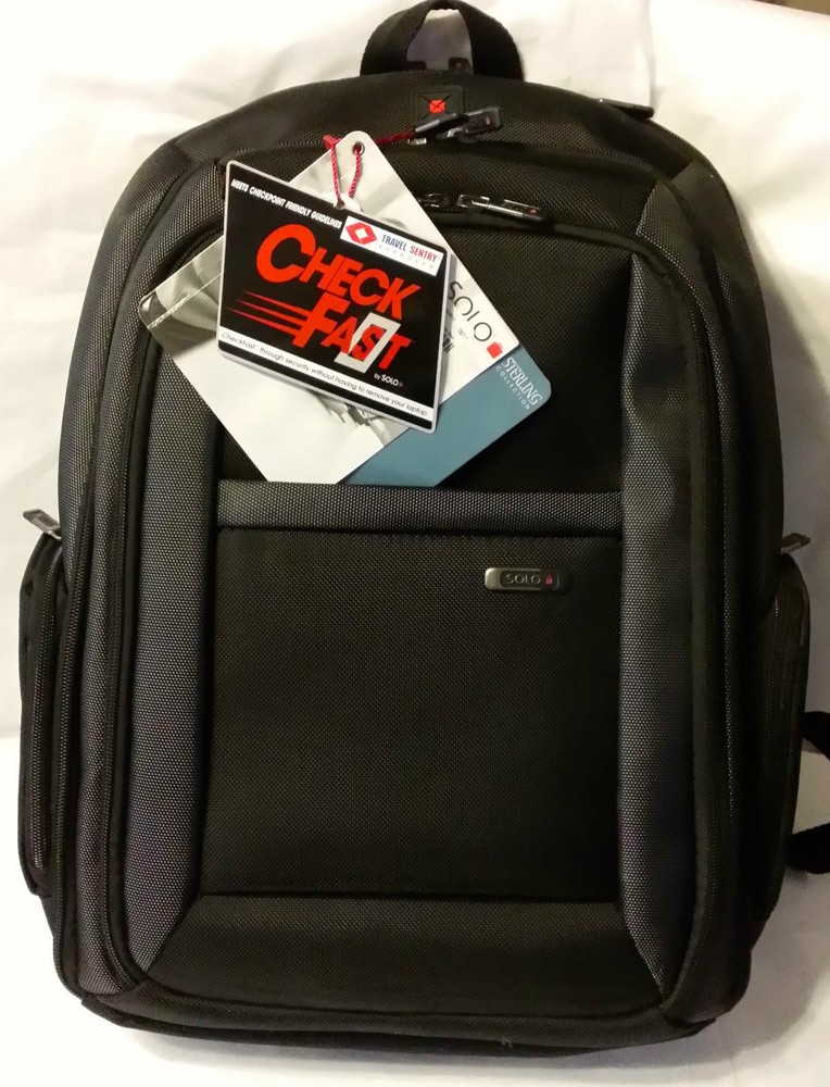 New-SOLO Sterling CheckFast™ 16" Laptop Backpack