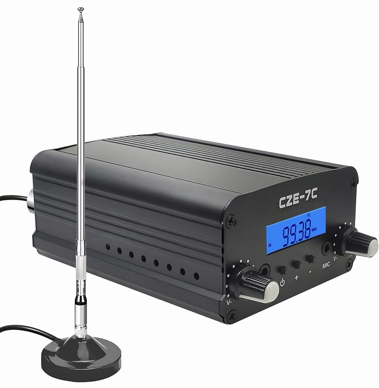 FM Transmitter 1000 Meter Long Range FM Stereo Broadcast For Church Parking Lot