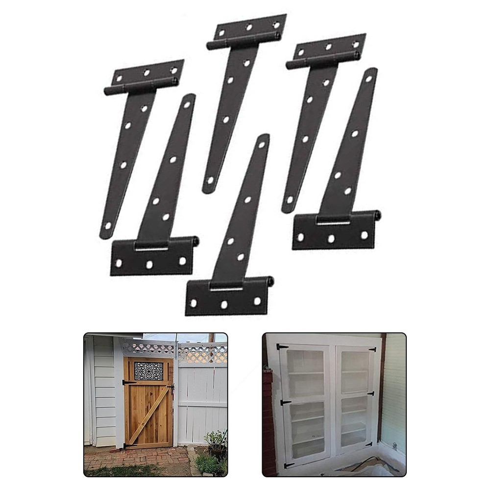 5Inch TStrap Hinges Perfect for Rustic For Barn and Modern Garden Doors