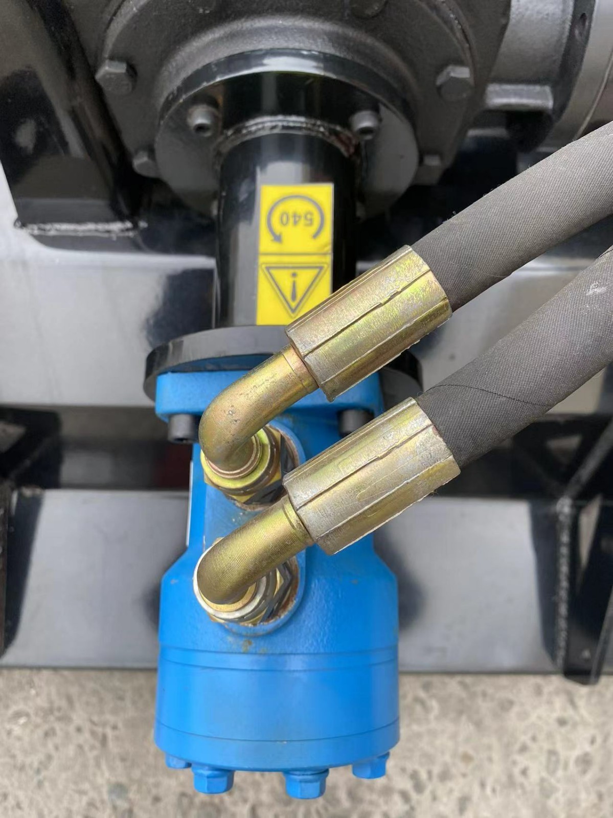 Agrotk Hydraulic Orbital Motor for SSEFGC175 Skid Steer Flail Mower Attachment