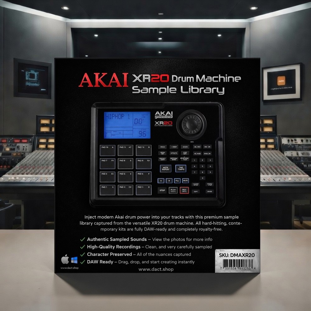 Akai XR20 Drum Machine Sample Library