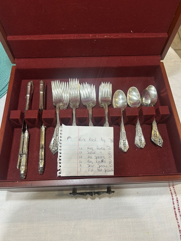 Rose Point Sterling Silver