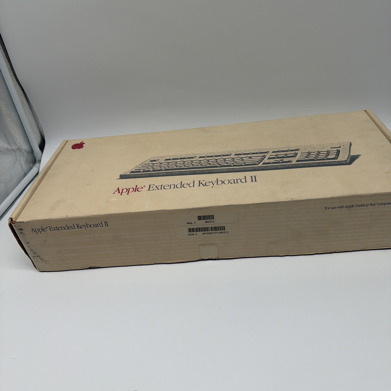 Apple Extended Keyboard box only Vintage Rare M0312