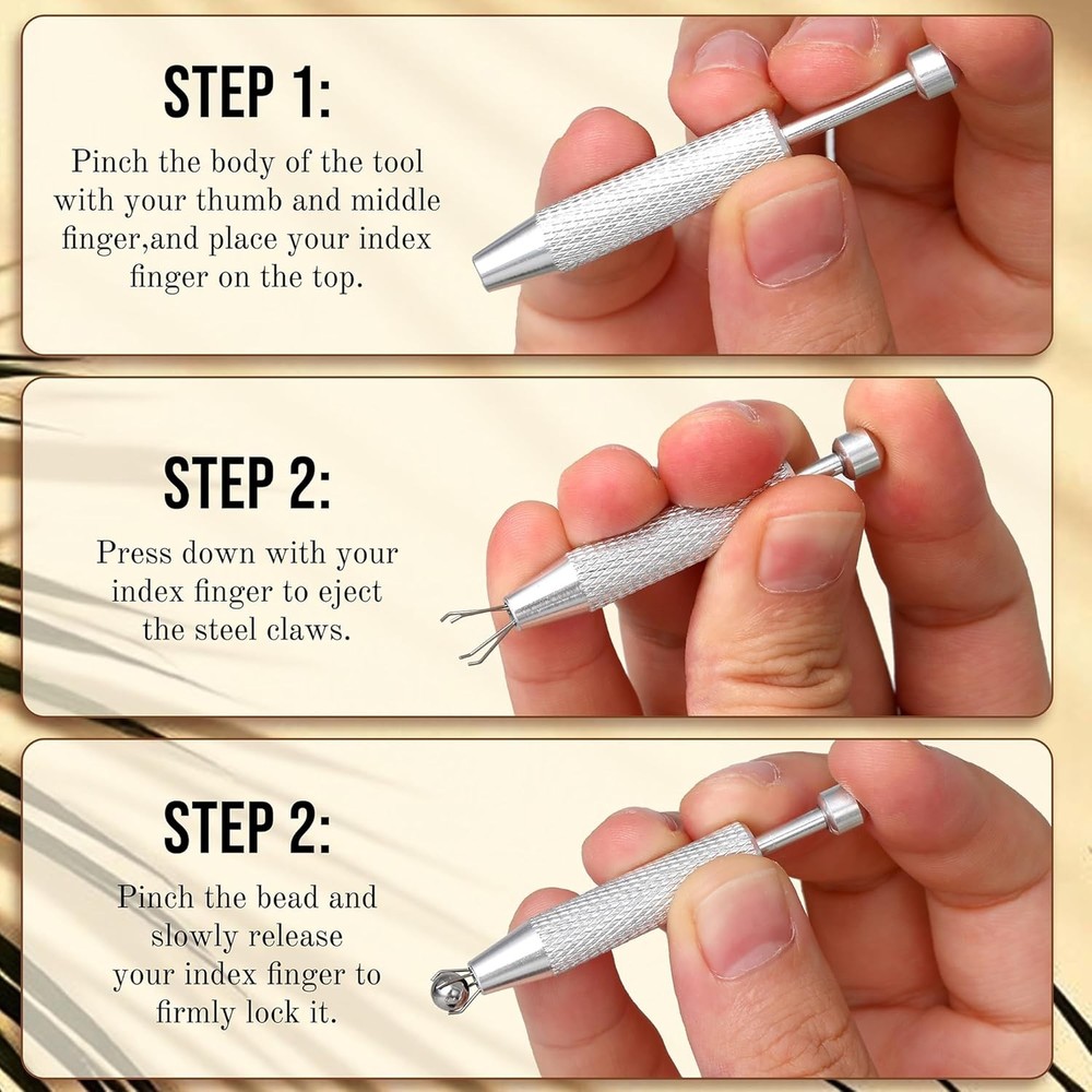 Small Replacement Piercing Balls Grabber Tool for Changing 14G
