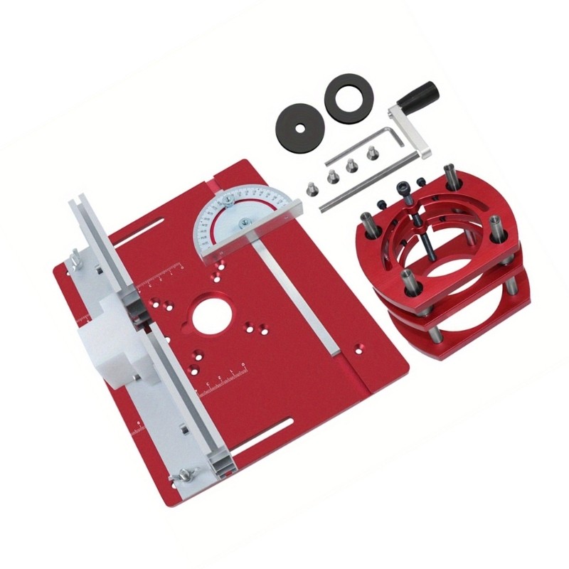 Router Woodworking Trimming Machine Router Table Insert Plate Lifting Systems