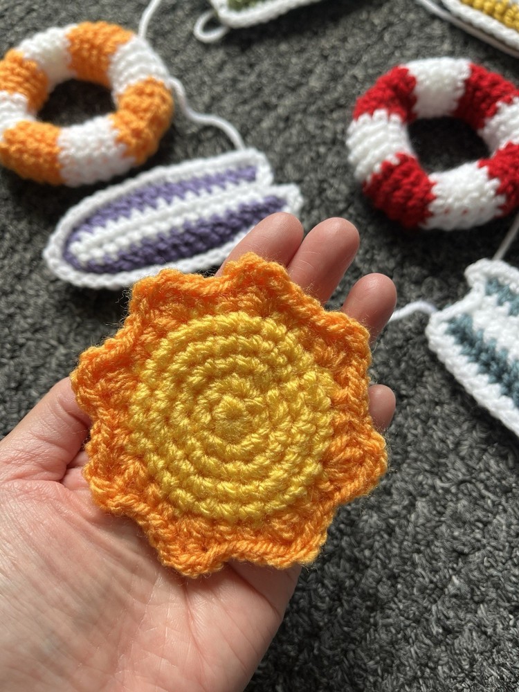 ☀️Handmade Crochet Summer Bunting🛟