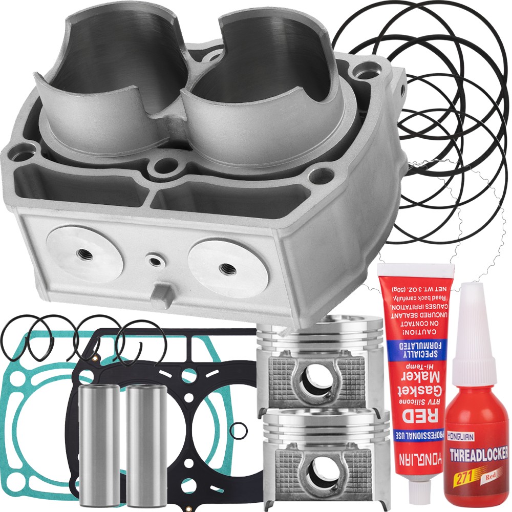For Polaris Sportsman Ranger XP 700 Cylinder Pistons Gasket Top End Rebuild Kit