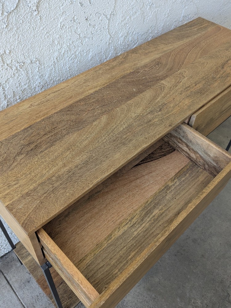 west elm industrial Console Media Entryway Sofa Sideboard Table