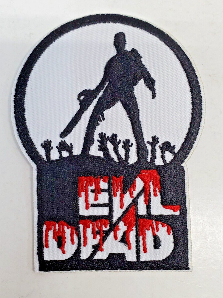 Evil Dead Chainsaw Logo  4" Embroidered Patch- Mailed from USA