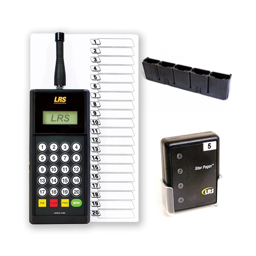 Restaurant Server System Kit with 5 Pagers…