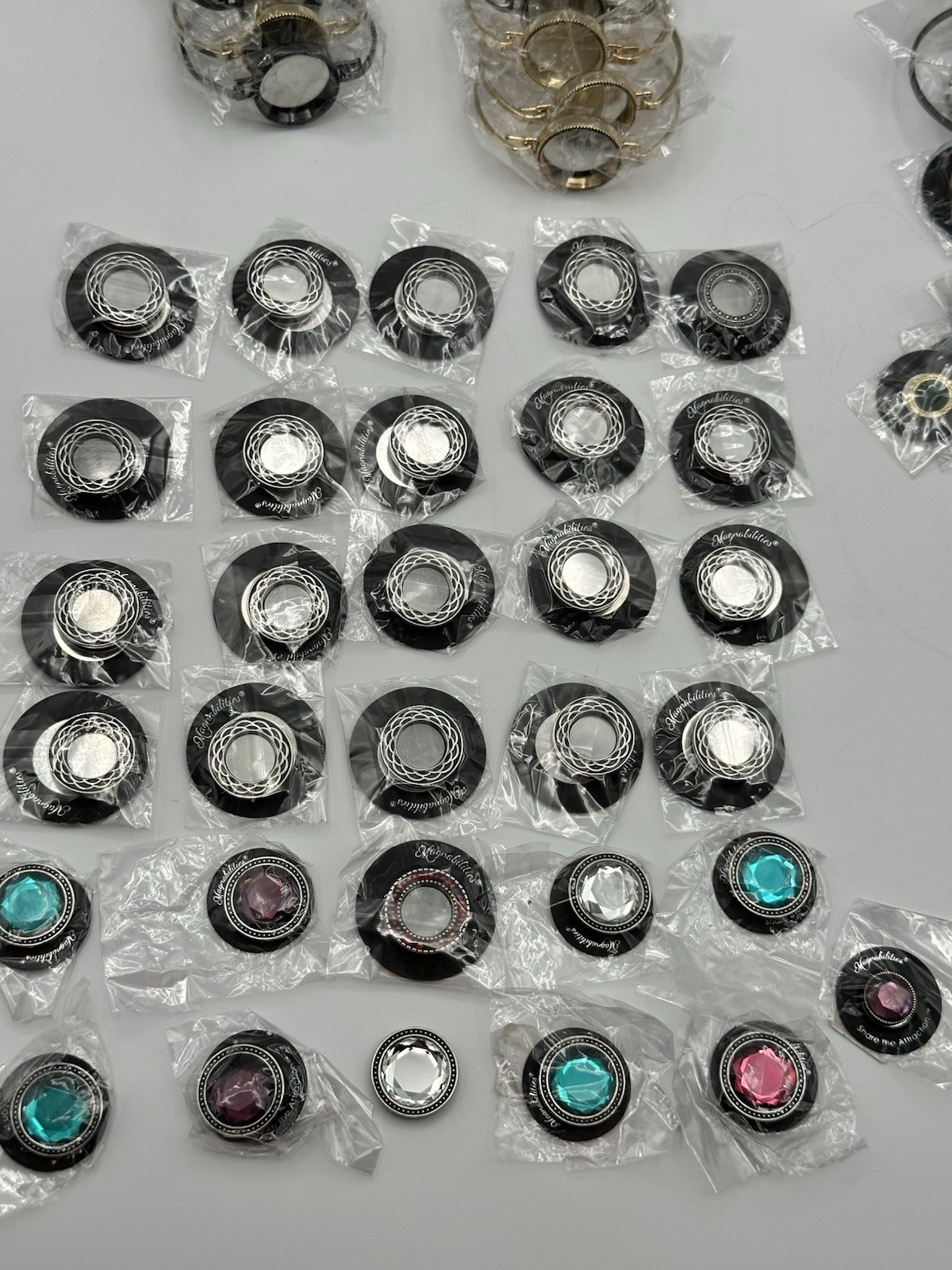 Magnabilities 19 Bracelets 50 Inserts And 2 Pendants Lot All New Pieces