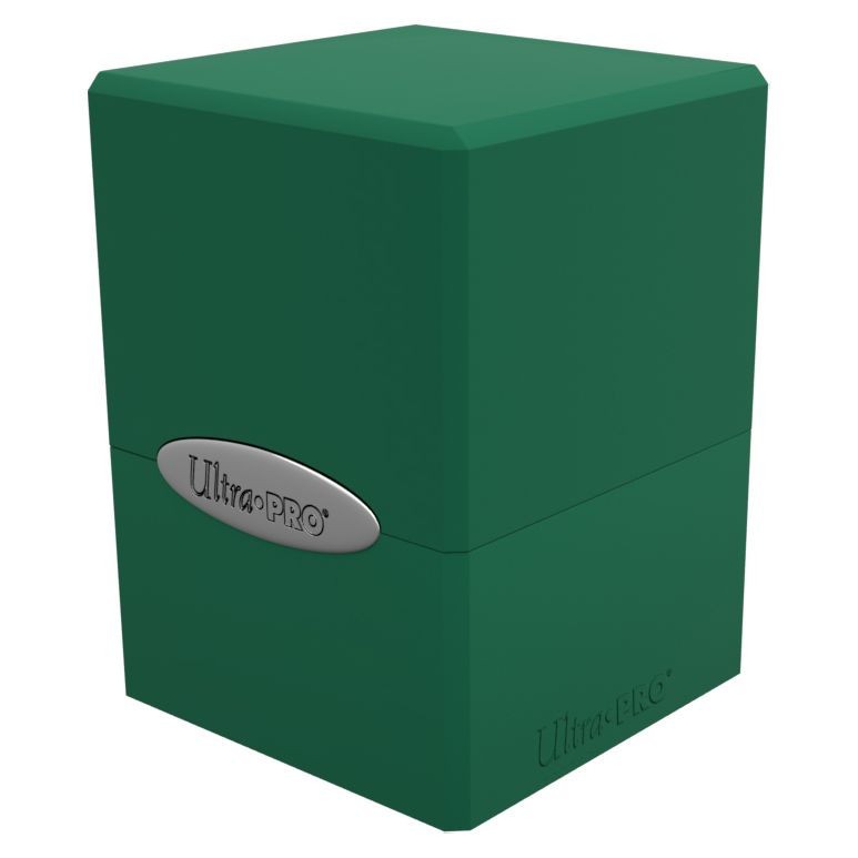 Ultra Pro Deck Box Satin Cube Forest Green