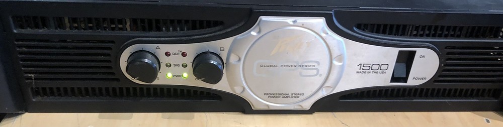 Tested Peavy GPS1500 Power Amplifier
