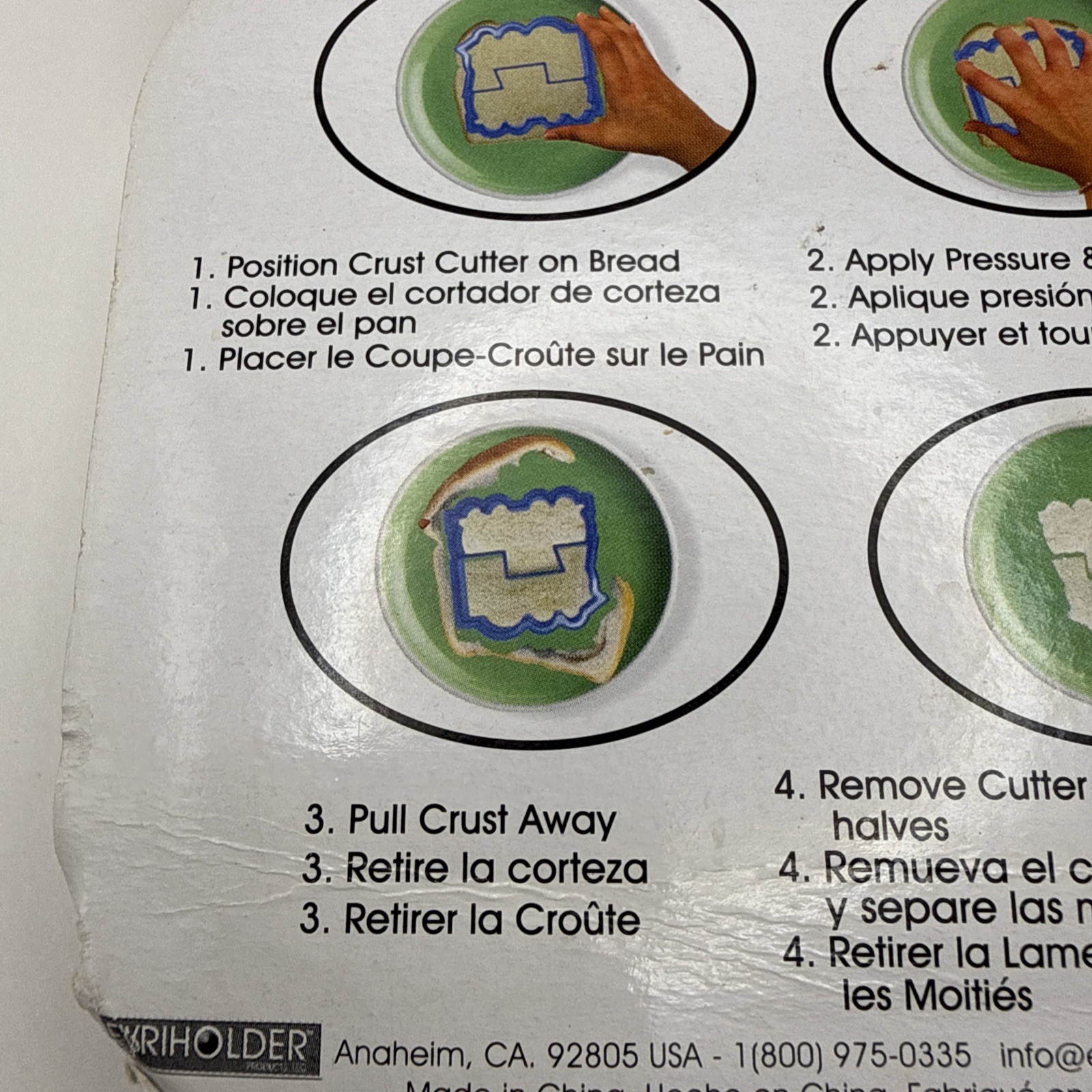 TRAIN BYTES Unique Crust & Sandwich Cutter New In Package