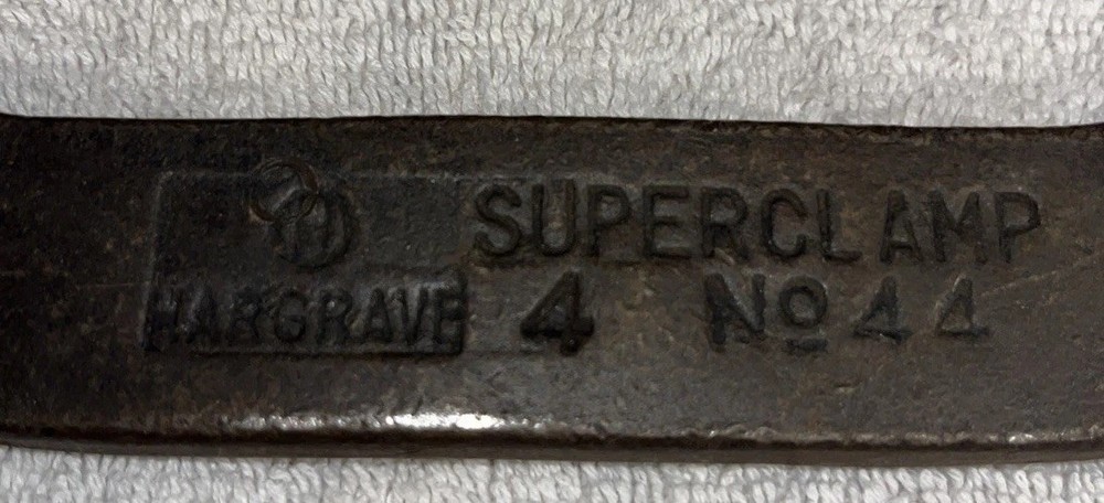 Vintage Cincinnati Tool Co 4” Super Clamp #44