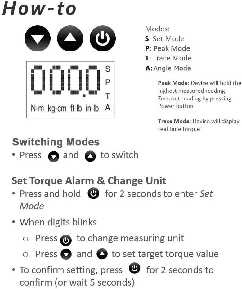Durofix 1/2" Digital Angle Torque Adapter (250 ft-lbs, max 720 degree) RM604-4A