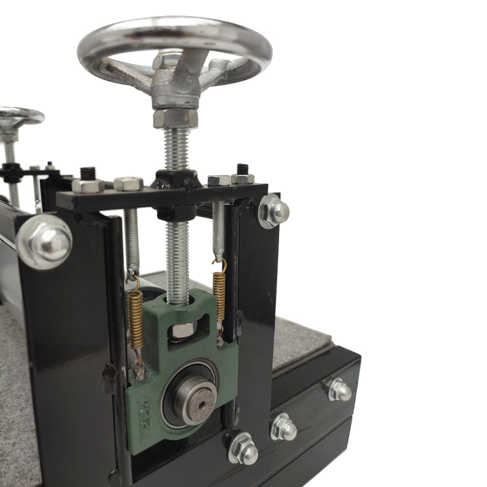 Adjustable Tabletop Slab Roller Engraving Press PrintMaking Machine w/ Handwheel