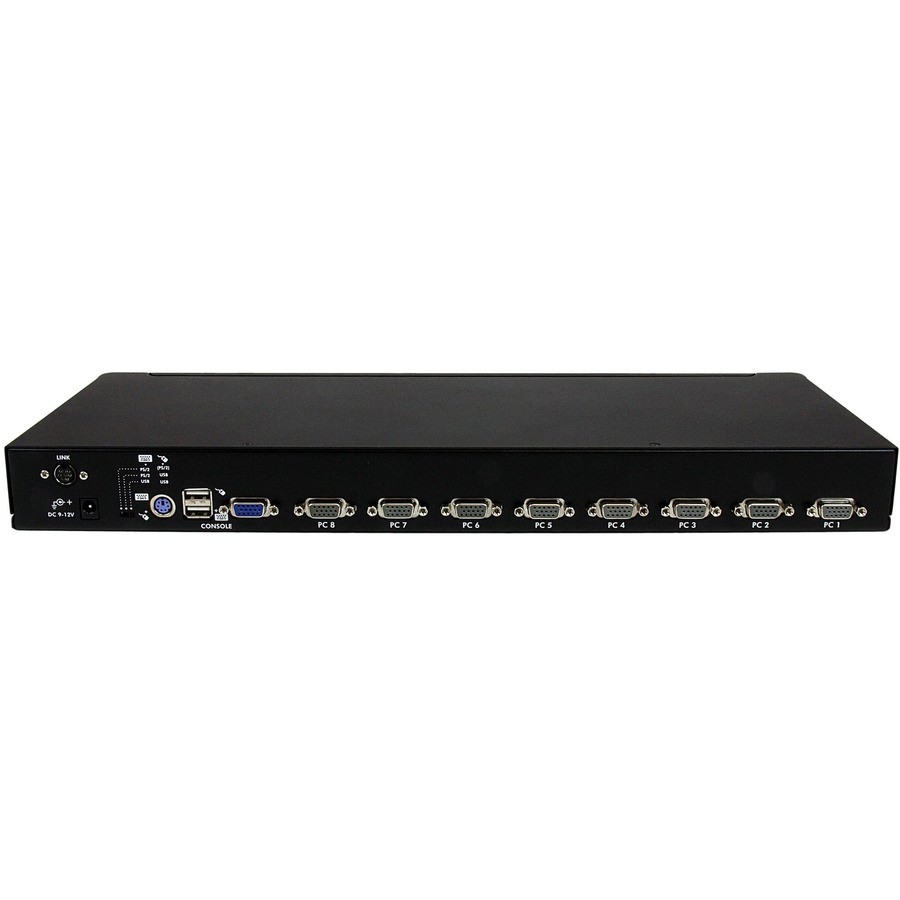 StarTech.com 8 Port VGA KVM Switch - 1U Rack Mount - USB PS/2 KVM Switch with