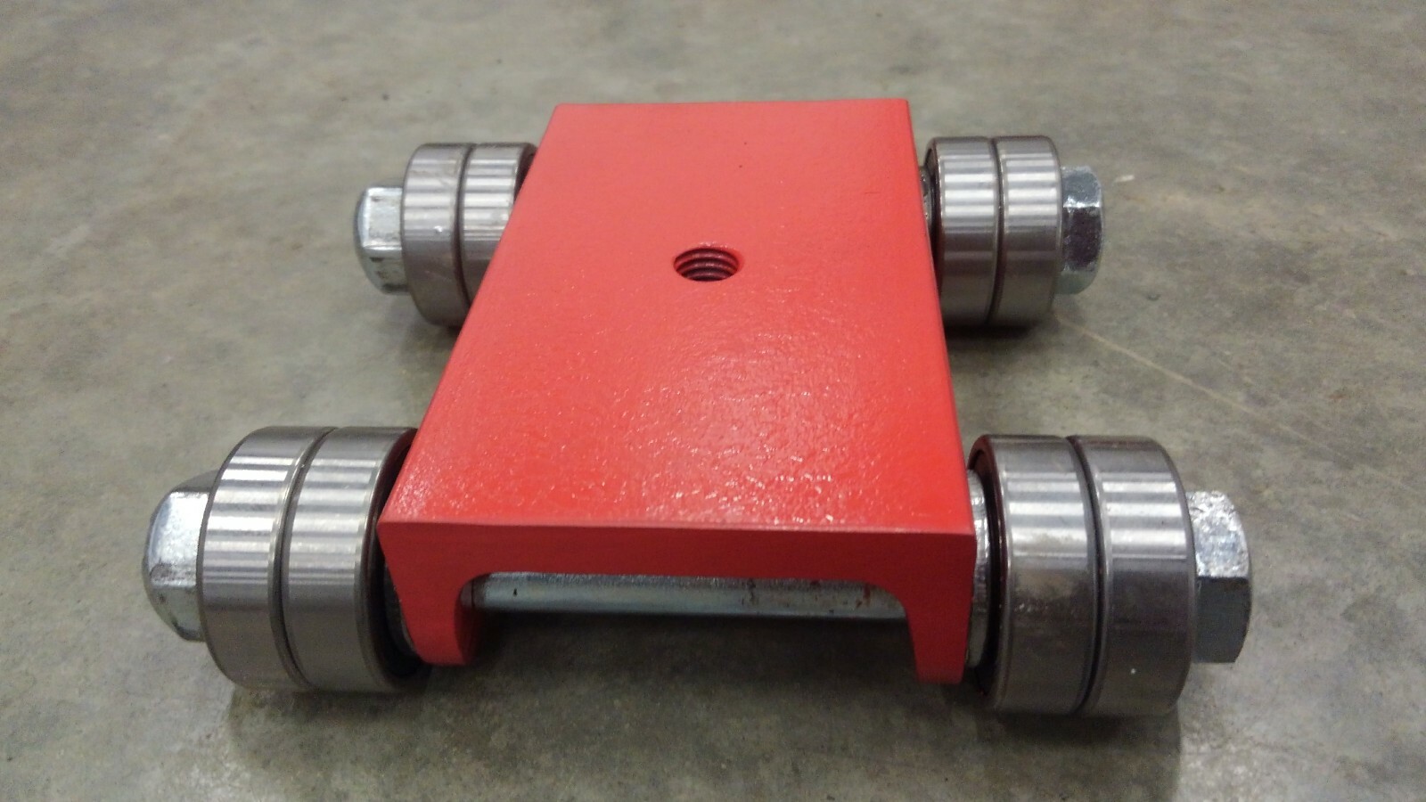 MADE IN USA 18,000lb Machine Moving Skate Dolly Roller Set (4)