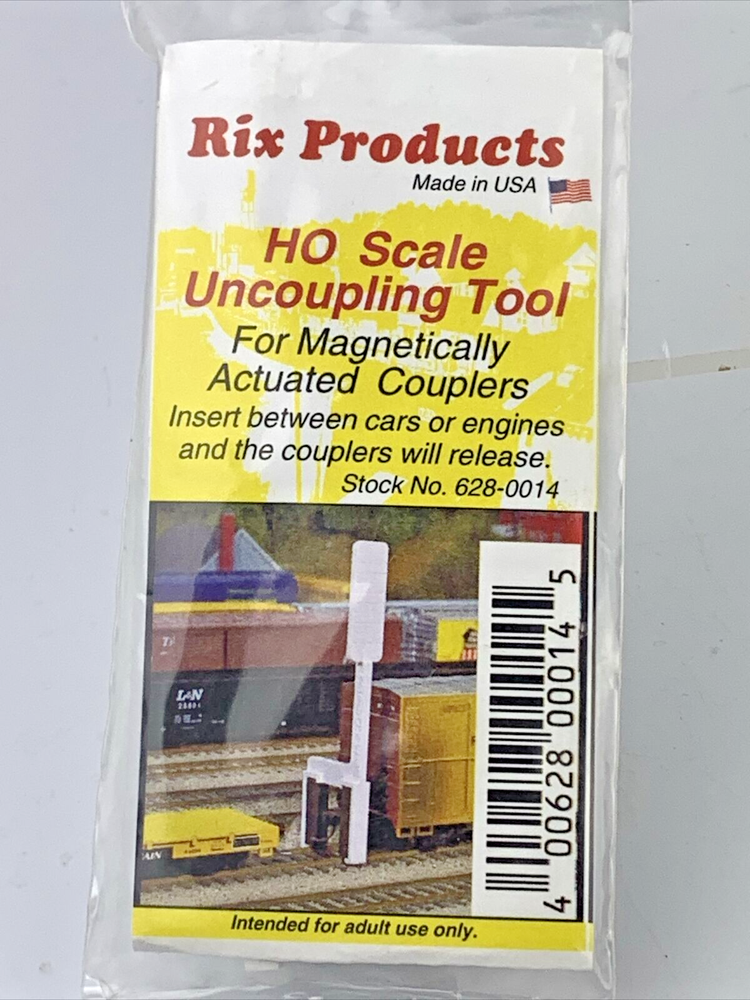 Rix Products 628-0014 HO Uncoupling Tool For Magnetically Actuated Couplers