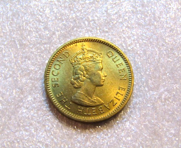 Belize 1974 5 Cents unc Coin