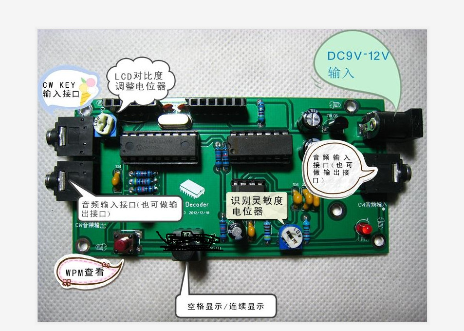 Ham Radio Essential CW Decoder Morse Code Reader / Morse Code Translator New