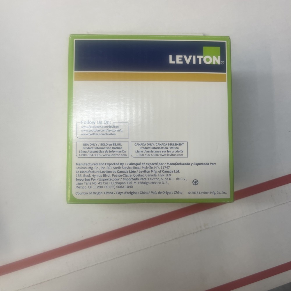 New - Leviton ODC0S-I1W Indoor Ceiling Mount Occupancy Sensor
