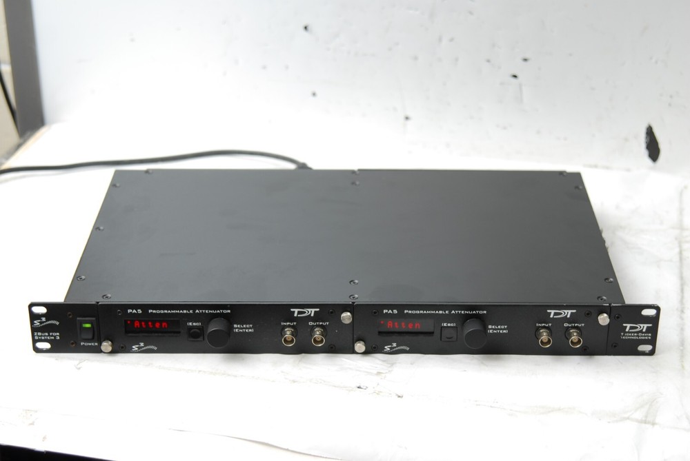 Tucker-Davis Technologies 2x: PA5 Programmable Attenuator & 1x: UZ2