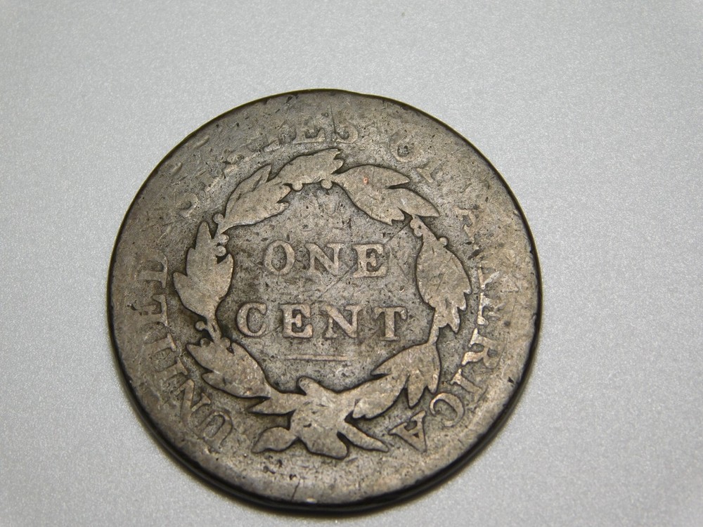 OLD US COPPER COINS 1819 CORONET HEAD LARGE CENT