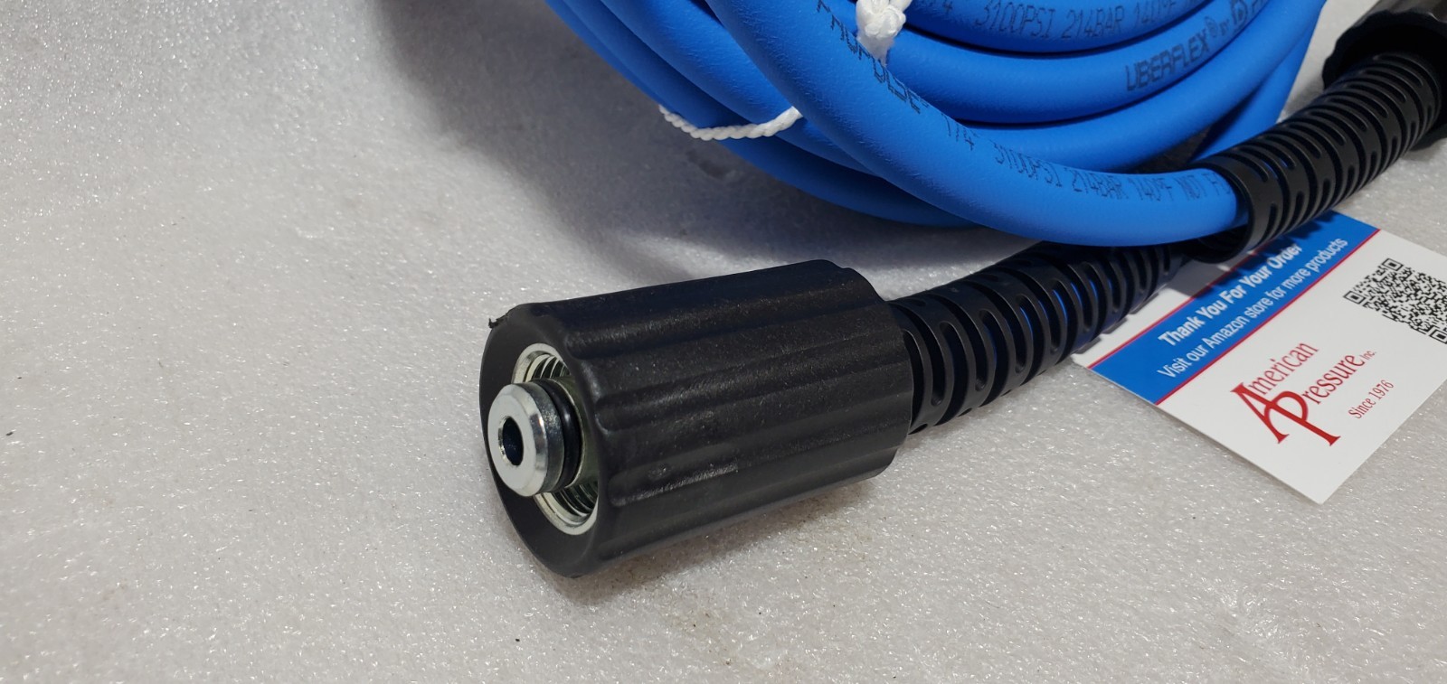 UBERFLEX Kink Resistant Pressure Washer Hose 1/4" x 50' 3,100 PSI