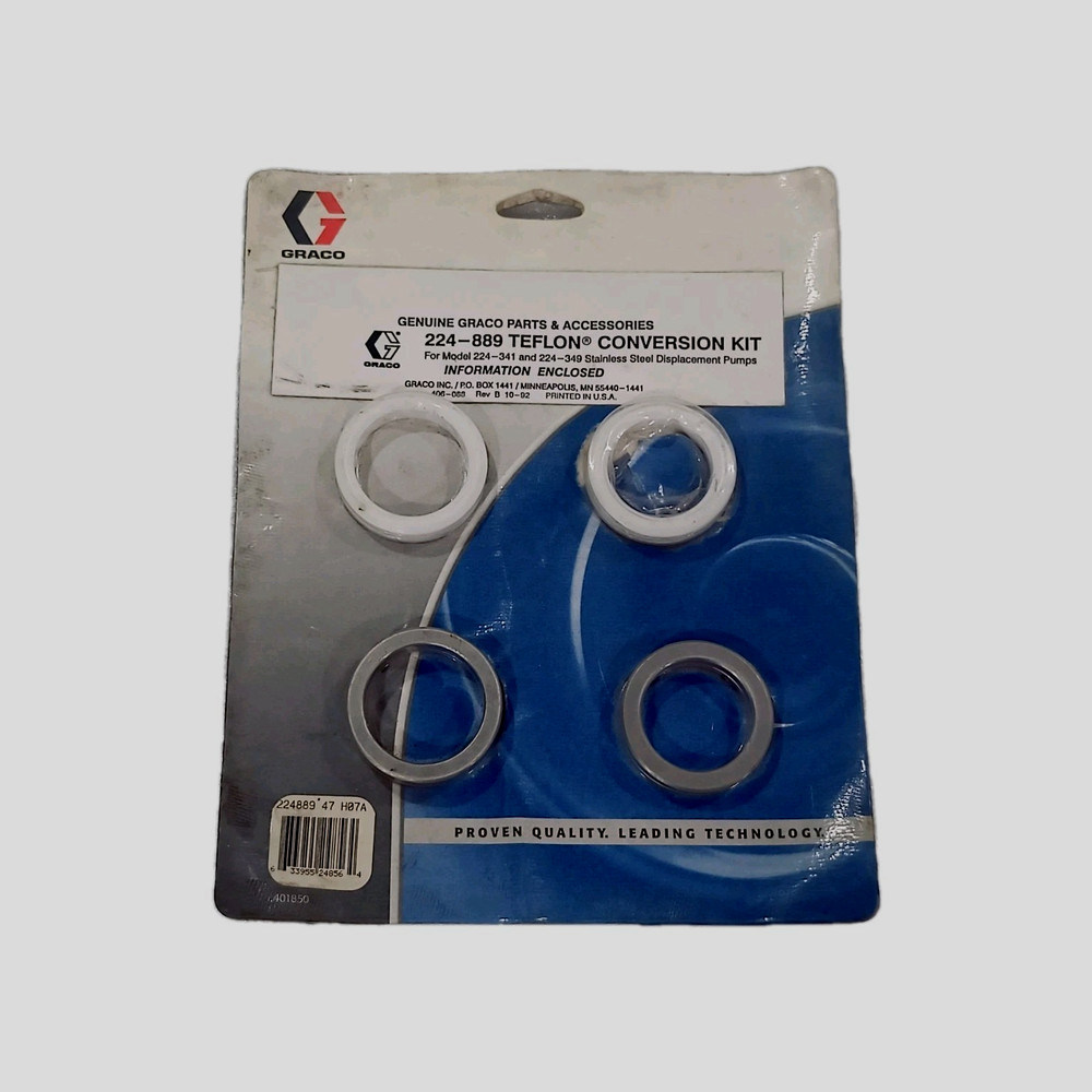 Graco 224889 PTFE Conversion Kit for Model 224341 and 224349