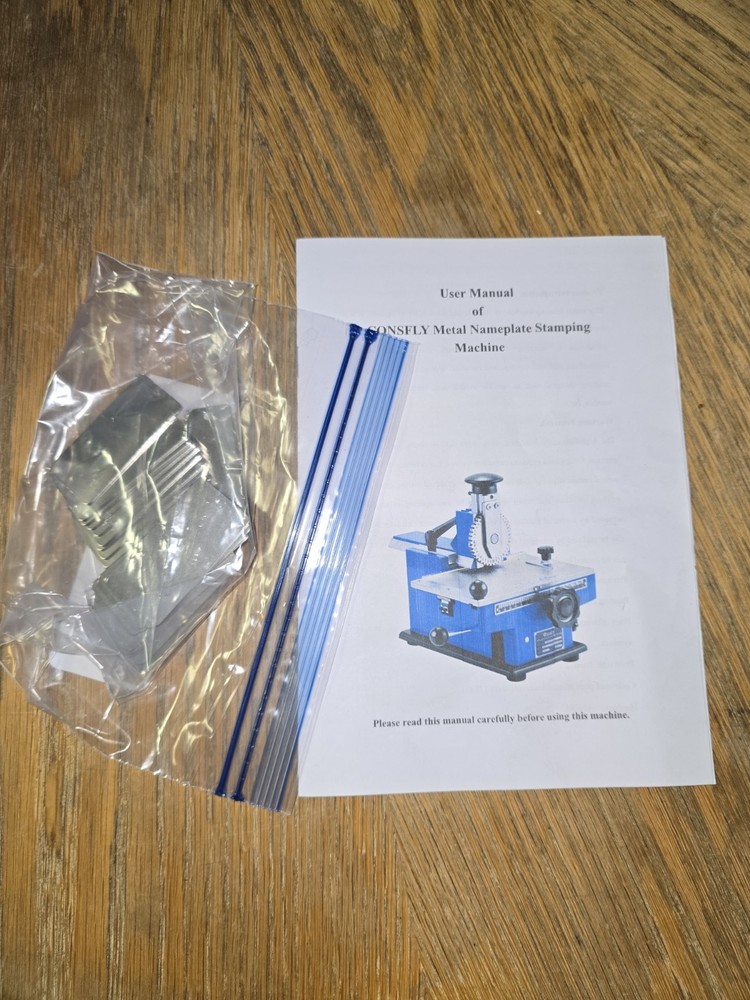 CONSFLY Metal Nameplate Stamping Machine