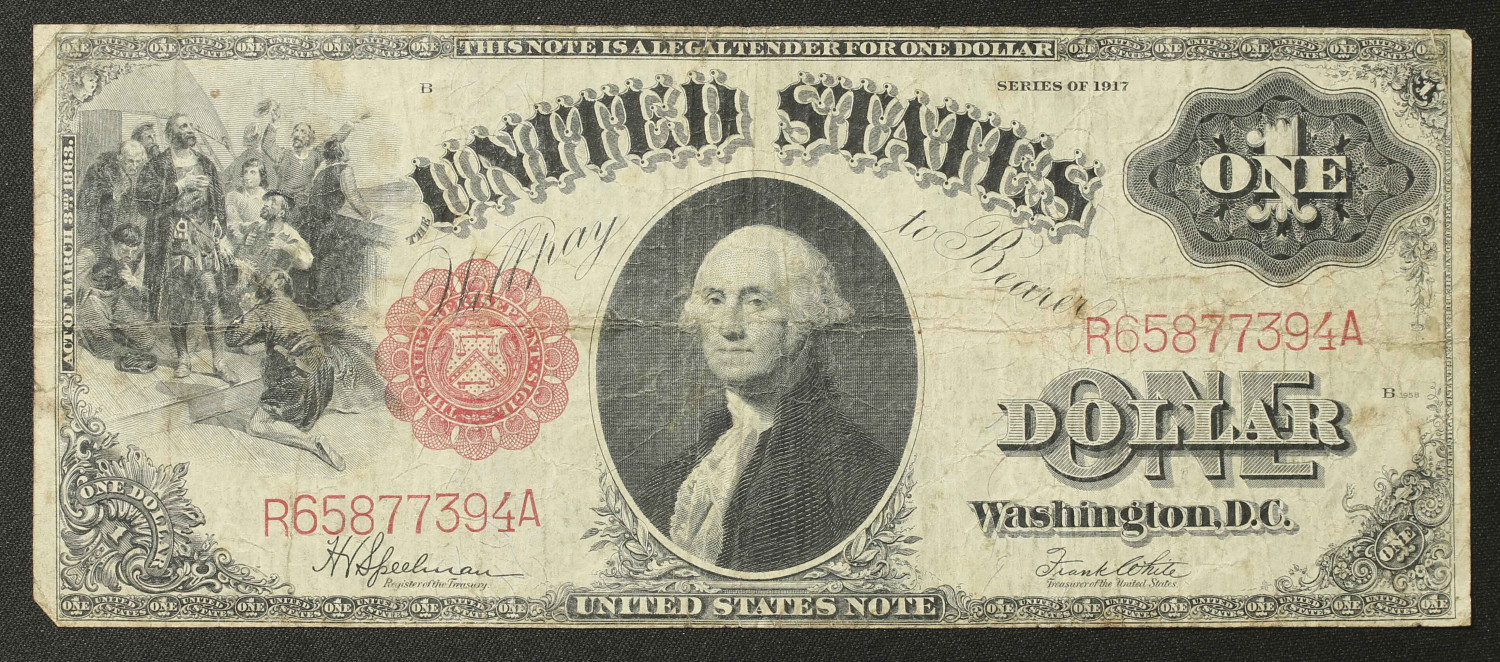 1917 $1  United States Legal Tender FR# 39