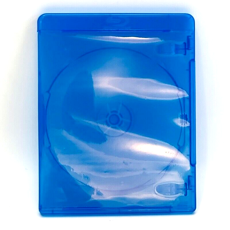 Replacement 11mm 2-Disc Blu-ray Case with Outer Sleeve Raised Licensed Logo Clip