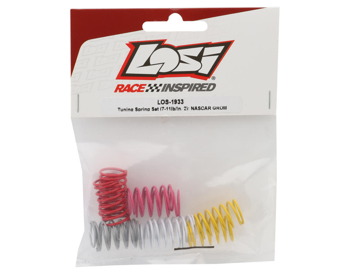 Losi NASCAR Tuning Shock Springs Set (7-11lb/in) (2) [LOS-1933]