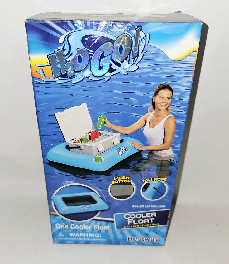 ***H2O GO! Inflatable Cooler Float Blue NEW***