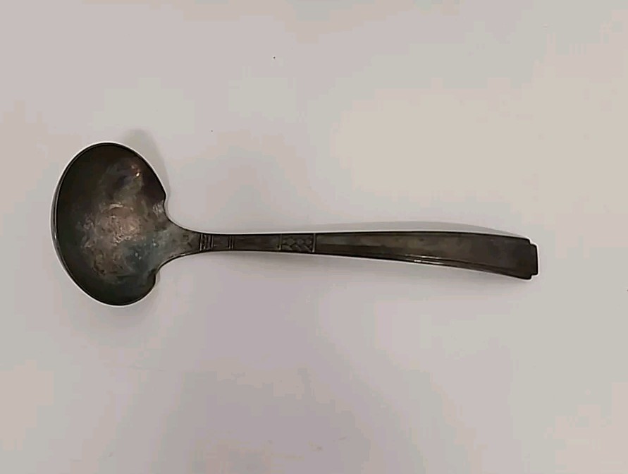 WMA Rogers Triple Serving Spoon Onedia 7" Deep Flatware Kitchen