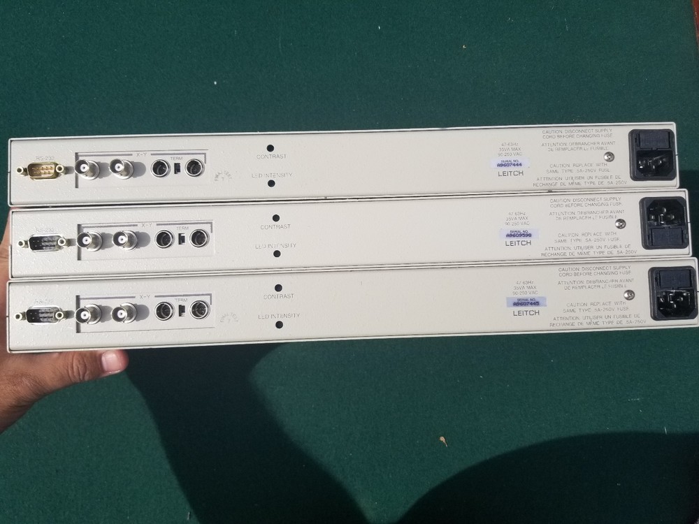 3 x Leitch RCP-ANX4 Professional Audio Video Programmable Remote Control Panel