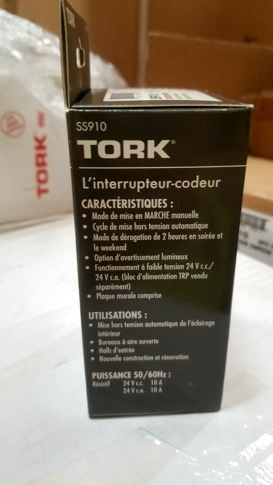 🔴Tork SS910🔴24/7 Timer In-Wall Digital The Code Time Switch 24V 50/60Hz‼️