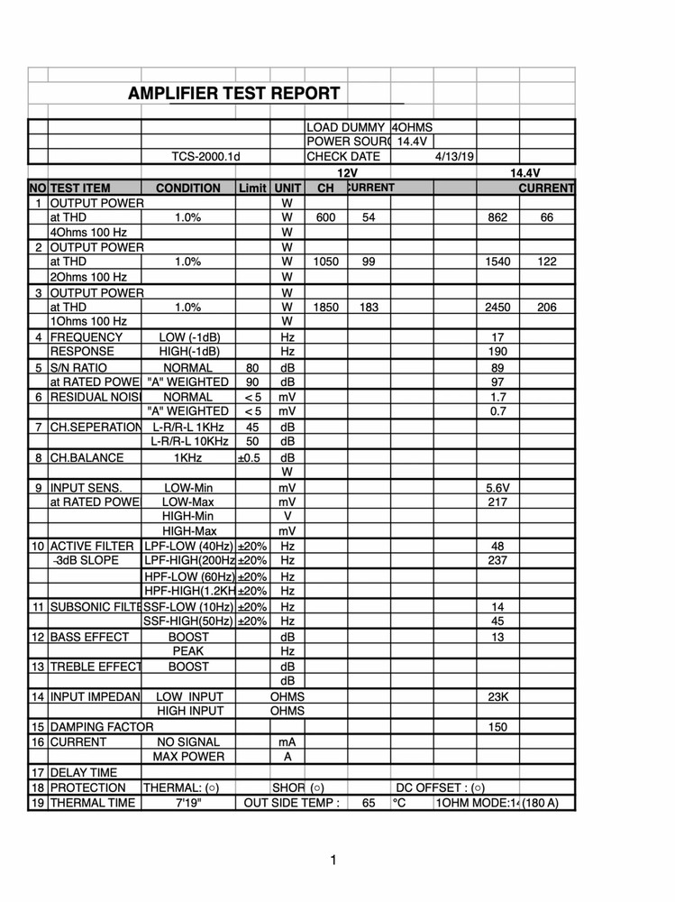TRAUMA CAR AUDIO TCS-2000.1d BLUETOOTH