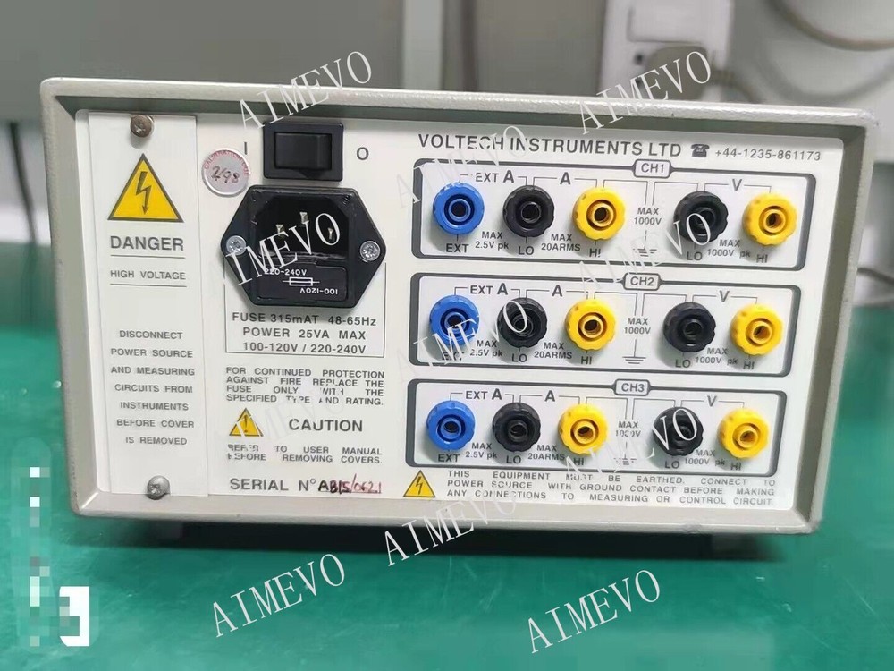 1 PCS Voltech PM300 Three Phase Power Meter Analyzer