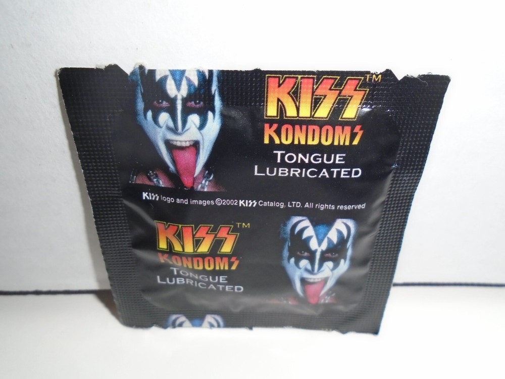 KISS GENE SIMMONS SEALED SINGLE CONDOM PACKAGE - THE DEMON